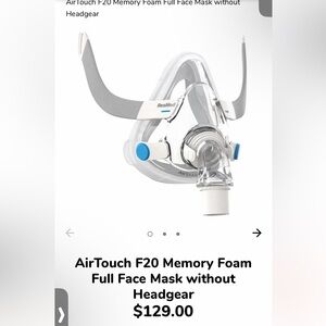 ResMed AirTouch F20 Memory Foam Full Face Mask